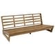 preview thumbnail 6 of 14, Christopher Knight Home - Sherwood Acacia Outdoor Patio Sofa with Coffee Table Set