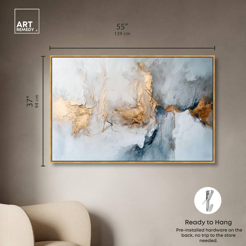 Canvas of Golden Shades Canvas by Art Remedy