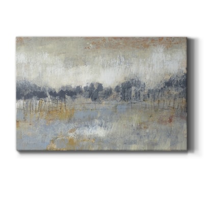 Cool Grey Horizon II Premium Gallery Wrapped Canvas - Ready to Hang