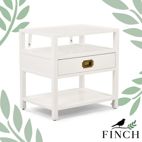 Finch Lockwood Side Table, White