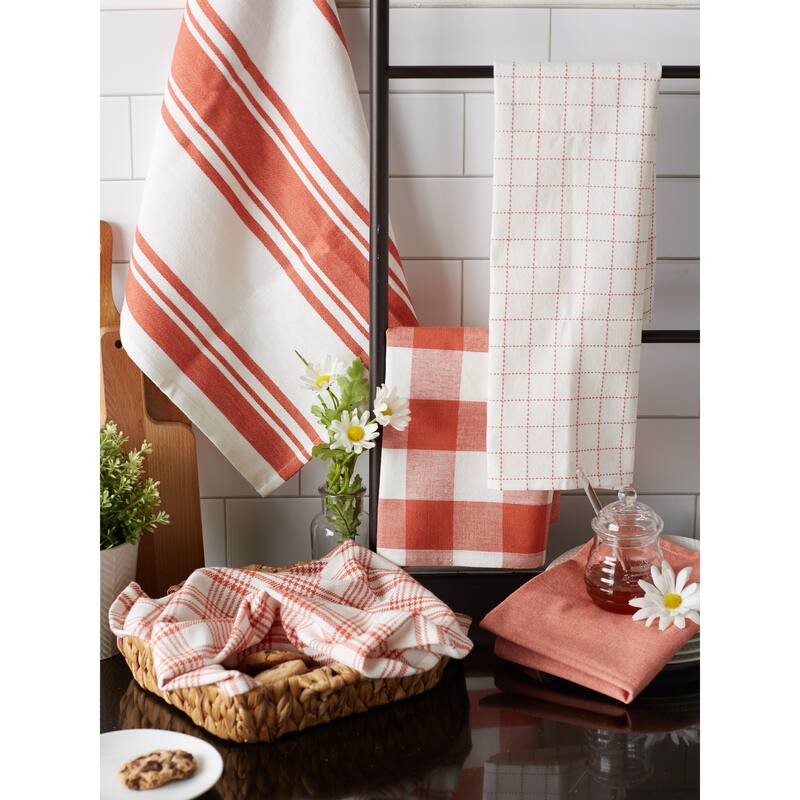 DII Asst Vintage Everyday Dishtowel (Set of 5)