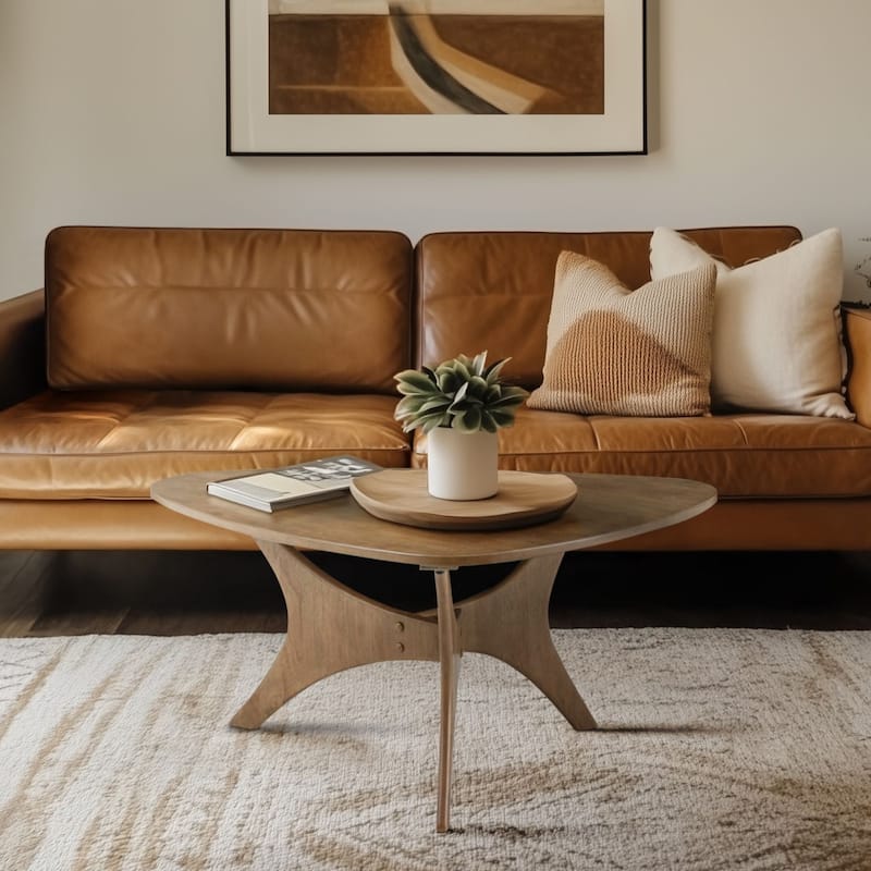 INK IVY Blaze Triangle Wood Coffee table