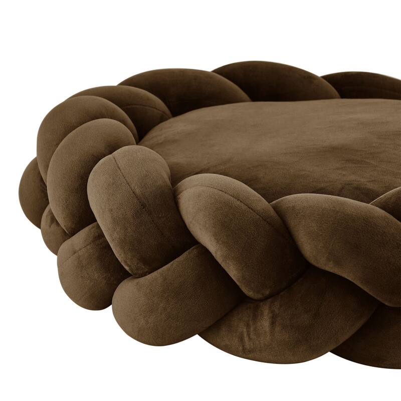 Ivy 27'' Dog Bed In Brown - 27