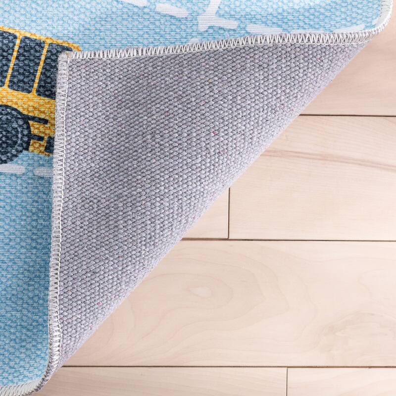 Well Woven Kids Rugs Traffic Modern Machine Washable Area Rug