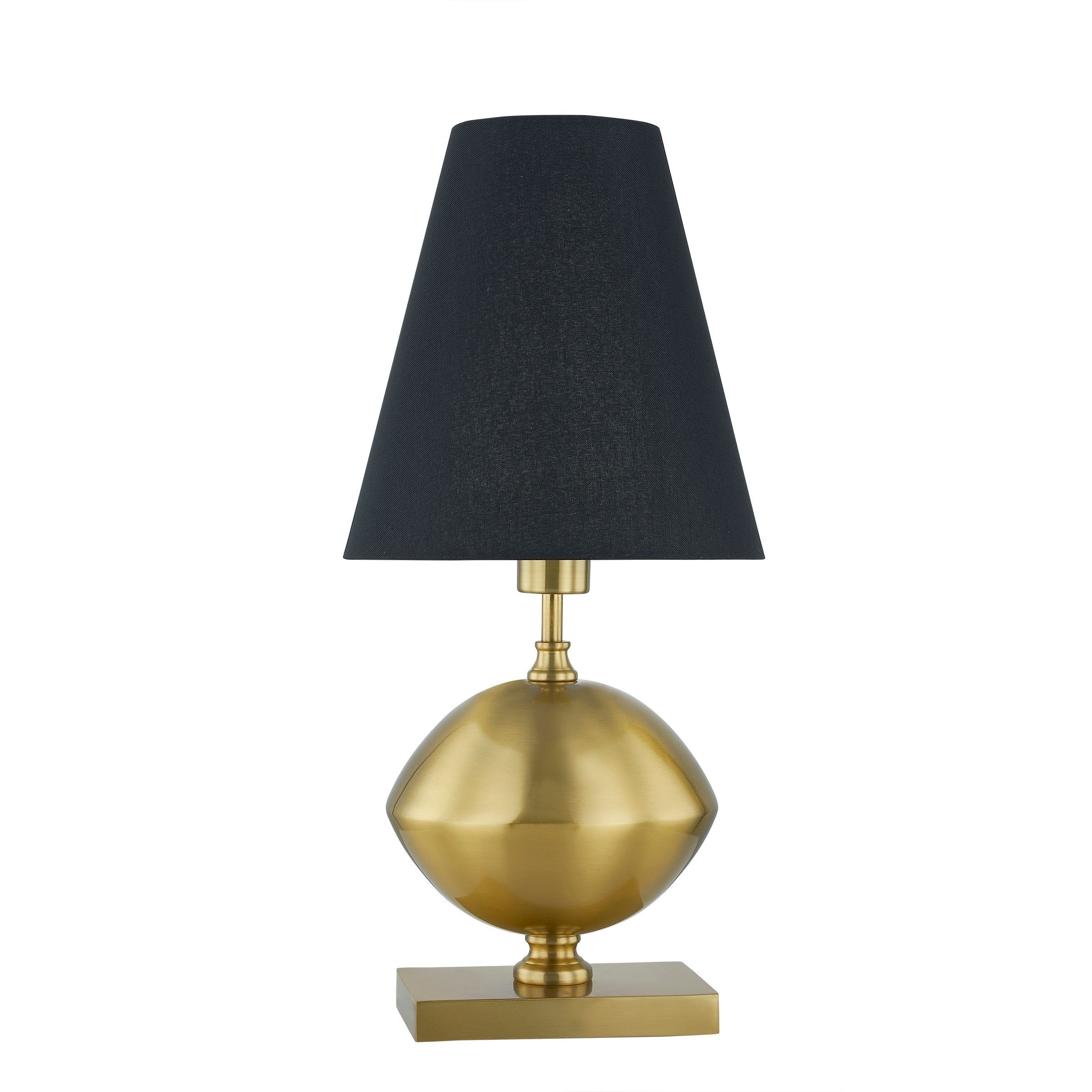 Selma 20" Table Lamp with Linen Shade, Gold