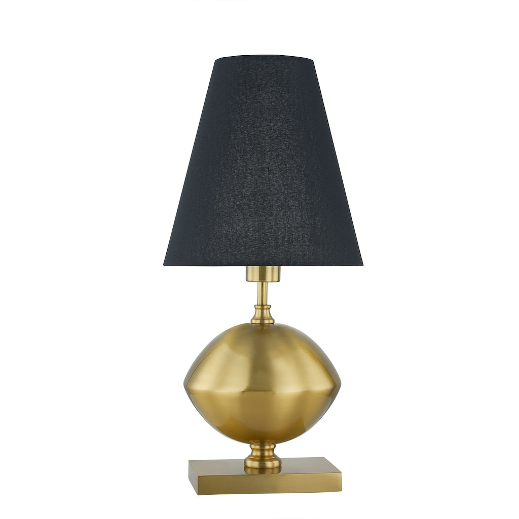 Selma 20" Table Lamp with Linen Shade, Gold