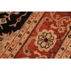 preview thumbnail 6 of 6, Ziegler Romaine Black Rust Hand Knotted Wool Rug 8'8 x 12' - 8'8" x 12'0"