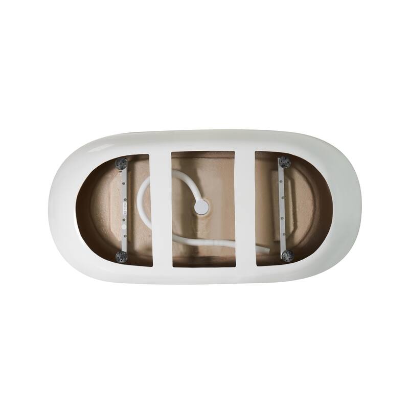 Adler Soaking Bathtub in Glossy White