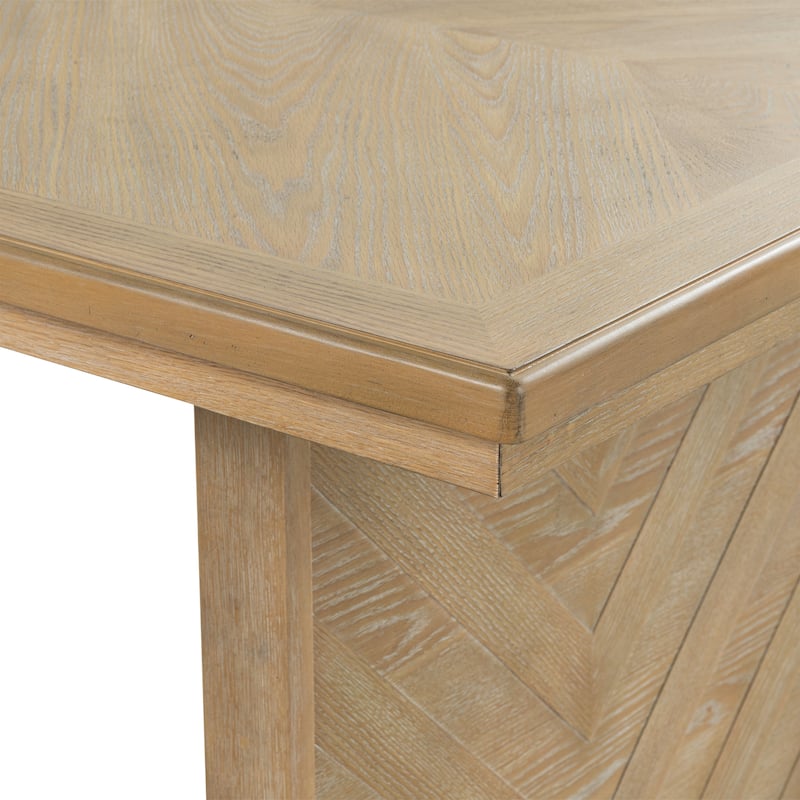 Furniture of America Virex Rustic 90-inch Solid Wood Extendable Dining Table