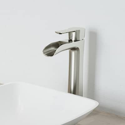 VIGO Niko 11" H Single Handle Single Hole Bathroom Vessel Faucet