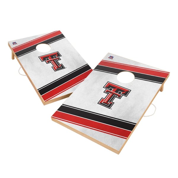 slide 2 of 5, Texas Tech Red Raiders 2x4 Tailgate Cornhole Boards Include Carrying Case