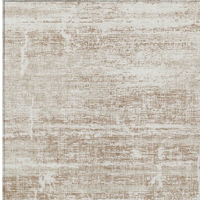 HomeRoots Abstract Transitional Rectangle Outdoor Rug