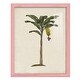 preview thumbnail 98 of 137, UA CH British Palms III -Framed Print w/glass-Cherry Red 12x15 - Pink