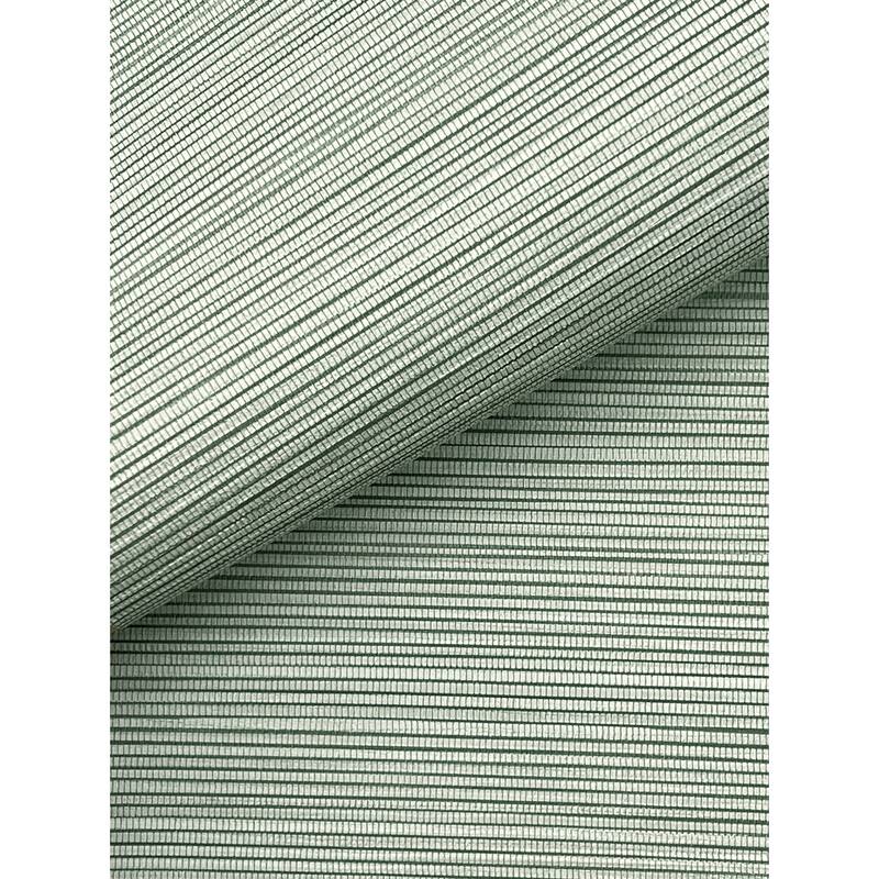 Warner Lorn Green Faux Grasscloth Wallpaper