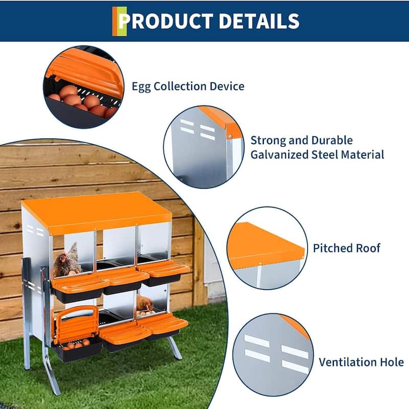 Metal Chicken Nesting Box