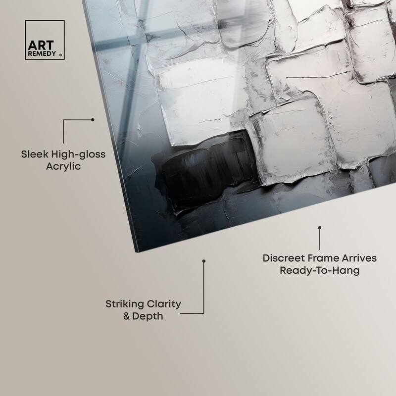 Urban Grid Acrylic by Art Remedy, Ready to Hang