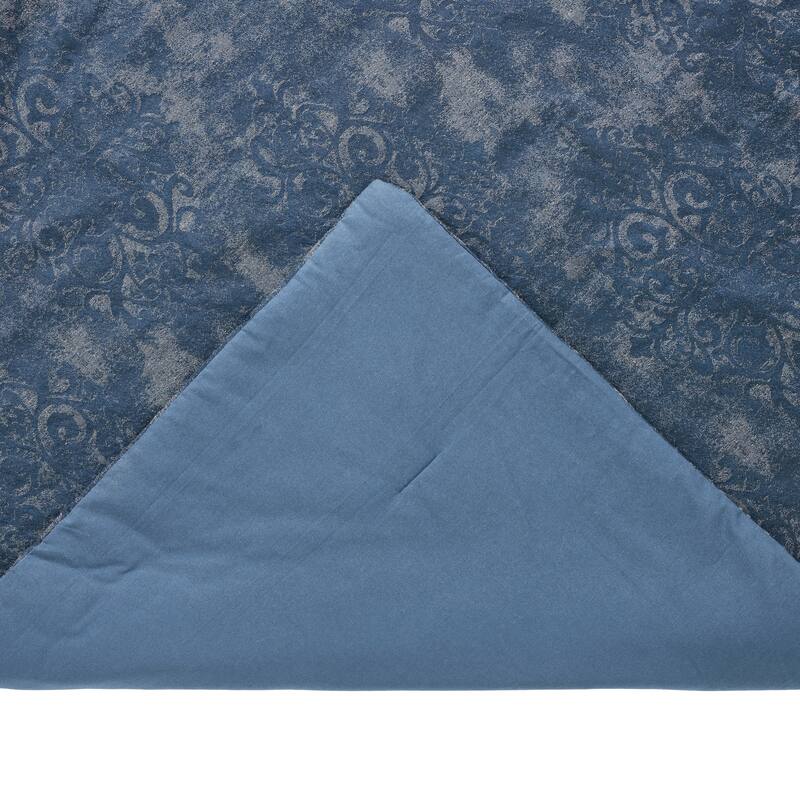 Better Trends Vincent Collection Poly/Cotton Damask Comforter Set with Sham-Supper Absorbent, Machine Washable, Tumble Dry