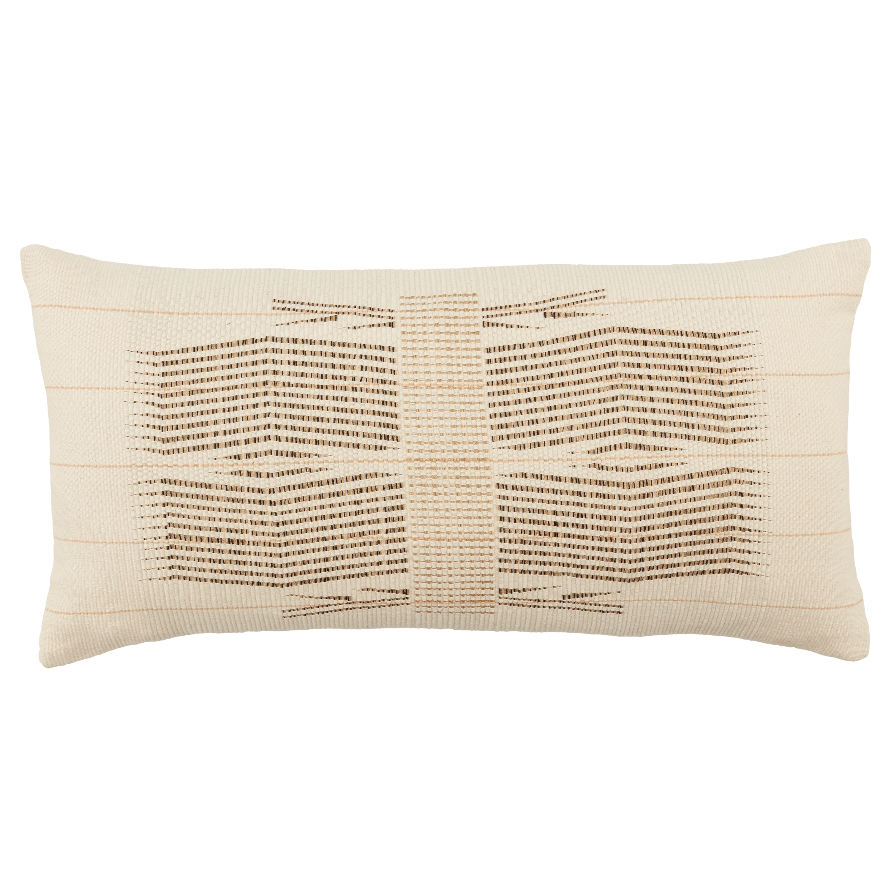 Noja Beige/ Ivory Tribal Lumbar Pillow