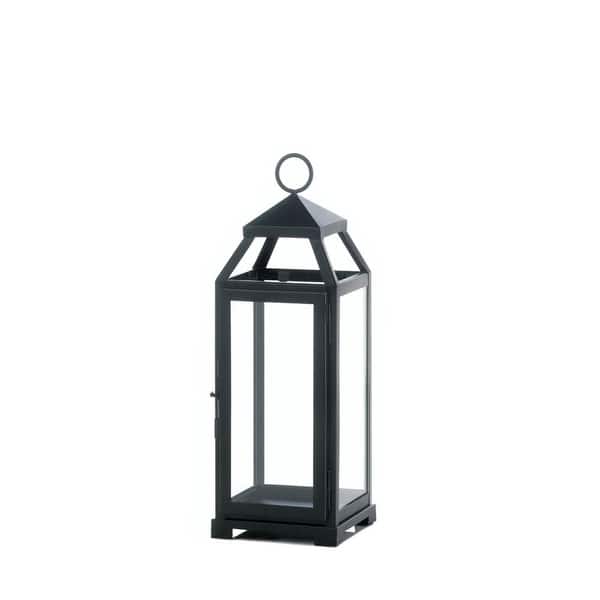 Hanging Lanterns, Medium Lean Sleek Metal Decorative Floor Patio Outdoor Lantern Hanging Lanterns, Medium Lean Sleek Metal Decorative Floor Patio Outdoor Lantern