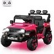 preview thumbnail 27 of 33, Kids Electric Vehicle for Ages 3-6, Soft Start, LED Lights, Bluetooth Rose