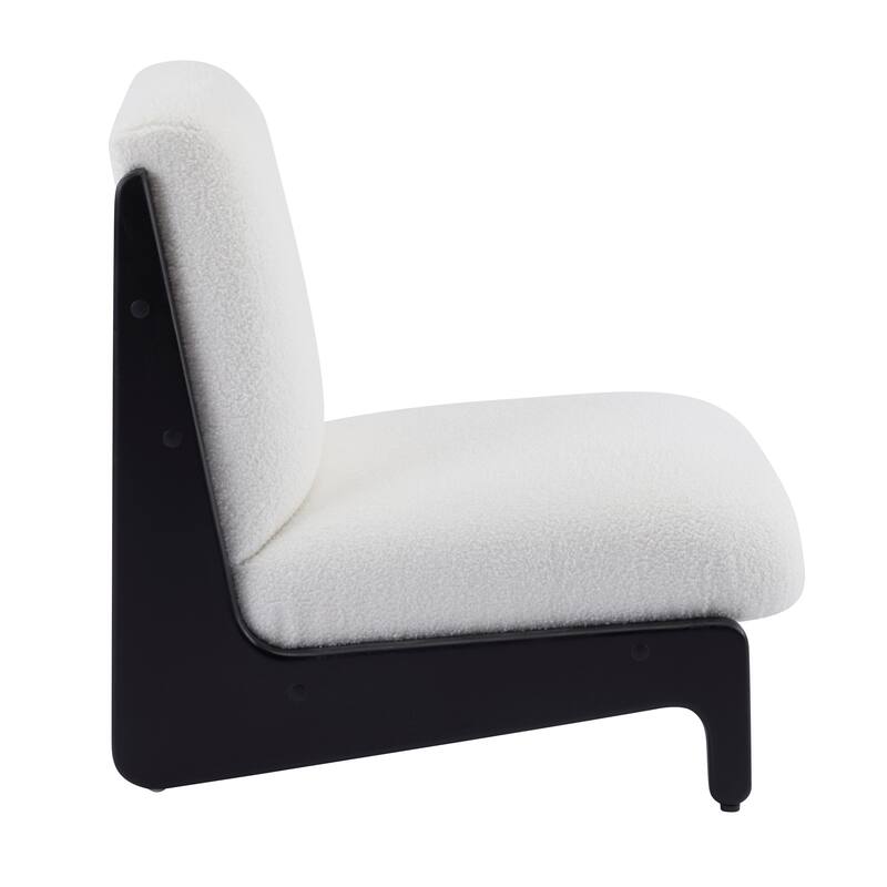 Christopher Knight Home - Modern Rubber Wood + Fabric Accent Chair