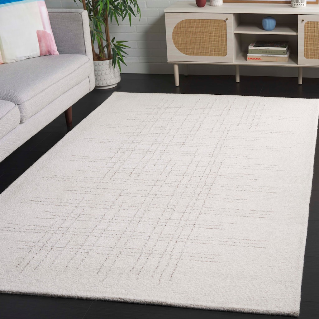 SAFAVIEH Handmade Ebony Simonne Wool Rug