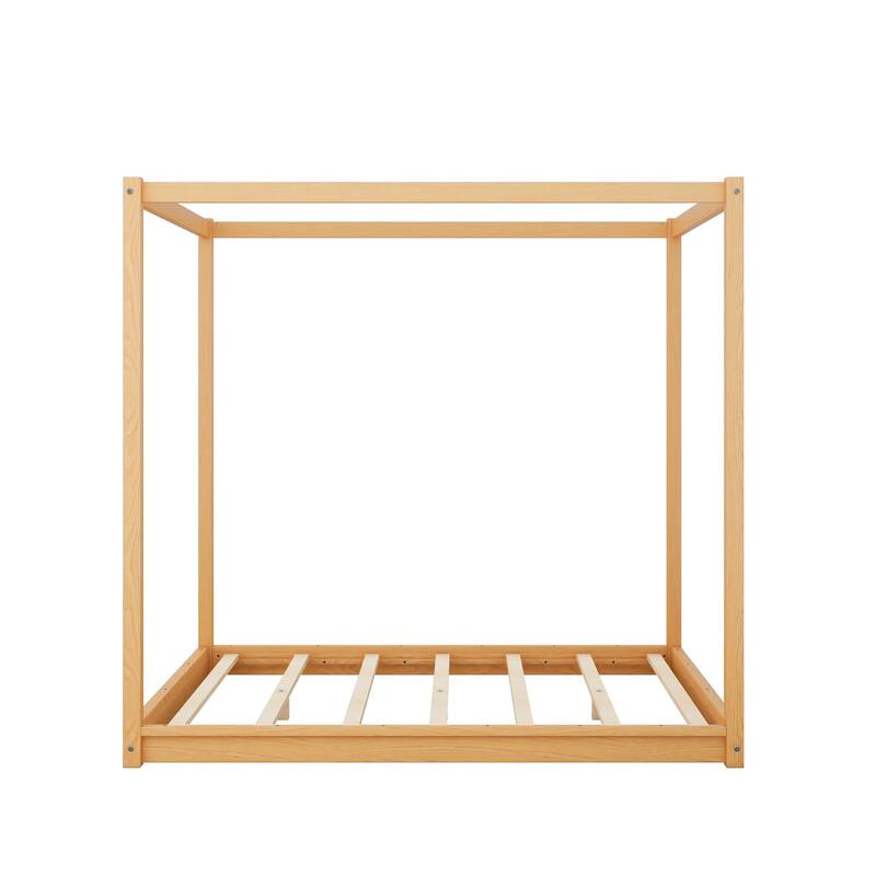 Canopy Platform Bed with Support Legs