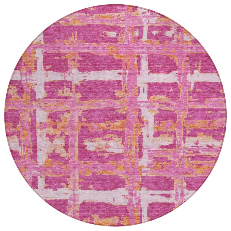 HomeRoots Striped Transitional Rectangle Outdoor Rug