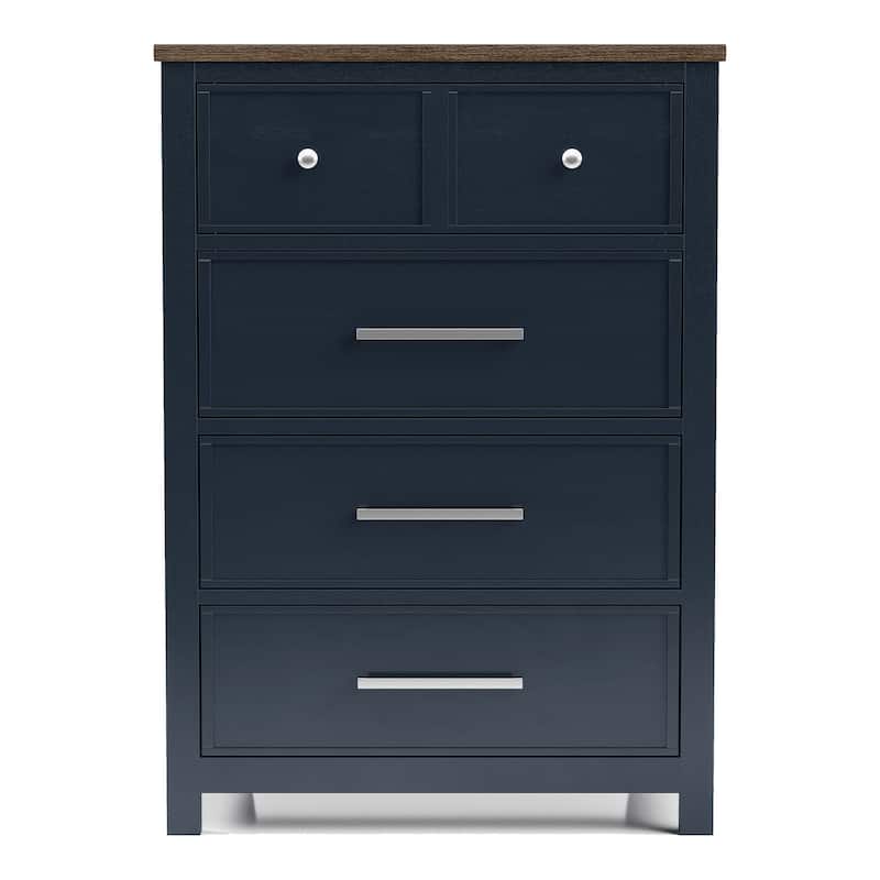 Furniture of America Althea Modern Farmhouse 4-Drawer Solid Wood Chest