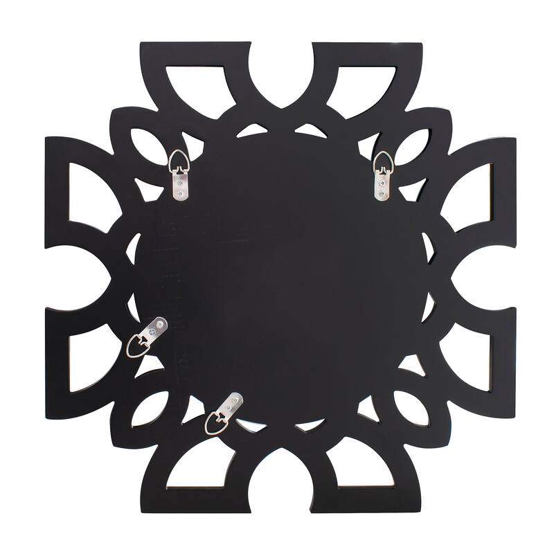 Allan Andrews Symmetrical Cut Pattern Wall Mirror - 19.75"H x 19.75"W