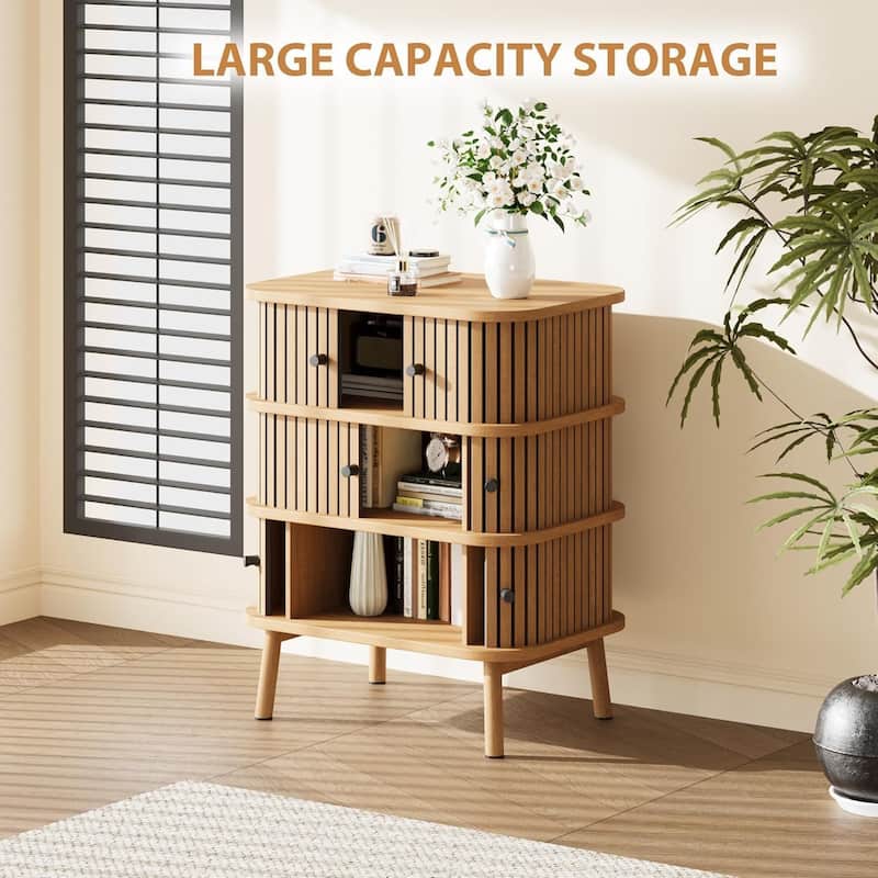 3 Drawer Dresser Set of 2, Chest of Drawers for Bedroom