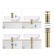 preview thumbnail 29 of 53, Bathroom Sink Pop Up Drain Stopper Full Cover without Overflow