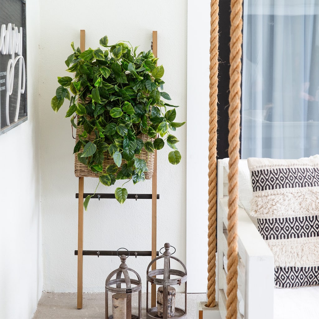 Pothos Artificial Hanging Plant - 36" - Green - Set of 2