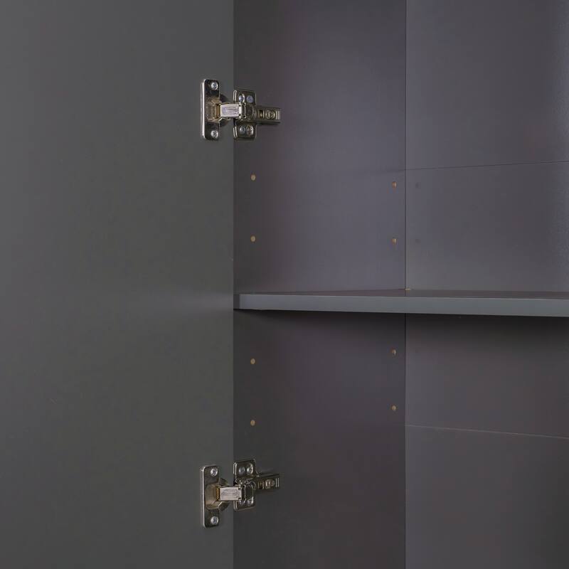 Folding Wall Bed Queen Size Murphy Bed with Sofa and L Shape Desk