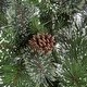 preview thumbnail 7 of 13, 9-ft Faux Cashmere Pine, Spruce Pre-Lit/Unlit Artificial Christmas Tree with Snowy Branches Pinecones by Christopher Knight Home