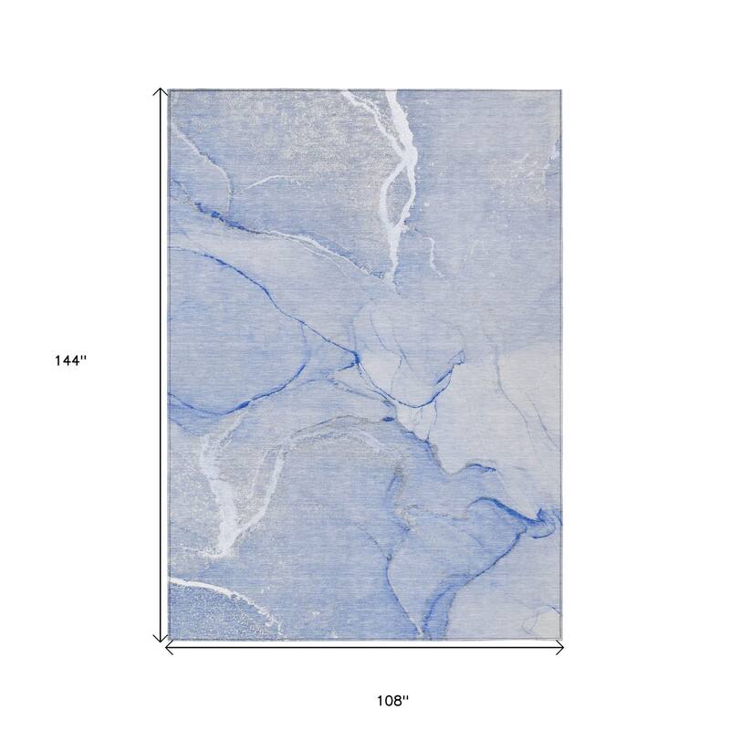 Dava Contemporary Abstract Weather Resistant Blended Style Outdoor Rug