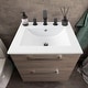 preview thumbnail 10 of 120, JONATHAN Y Aubert 3-Hole Rectangular Ceramic Single Sink Basin Vanity Top