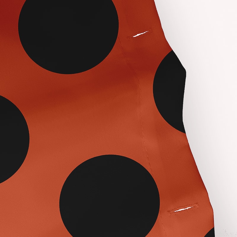 Halloween Boo Dots Shower Curtain