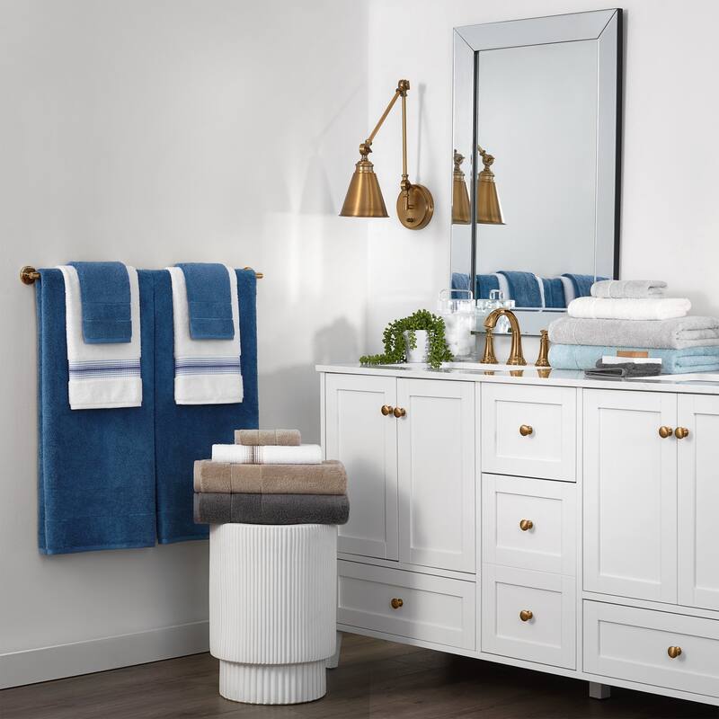 Aston & Arden Turkish Solid 4-Piece Hand Towels - 18x32