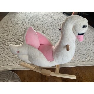 Cracker barrel swan rocker ride store on toy