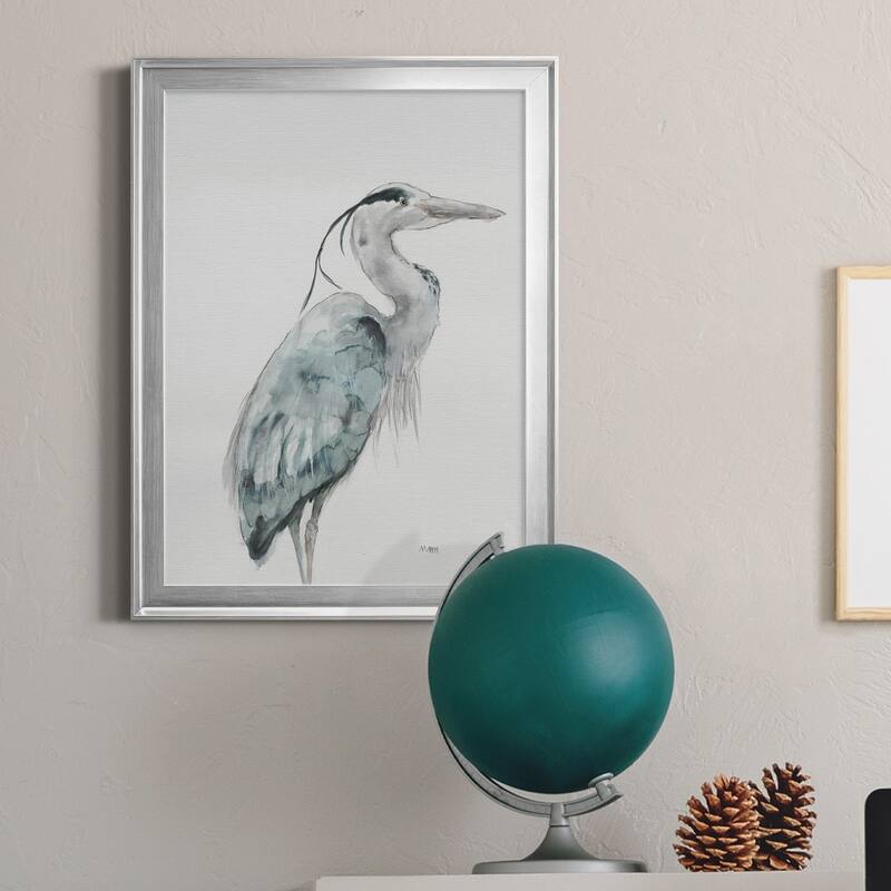 BLUE HERON I Premium Framed Canvas - Ready to Hang