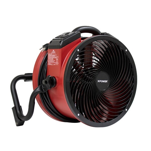Portable fan blower clearance with variable speed