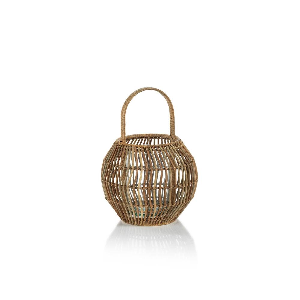Teramo Rattan Woven Decorative Lantern