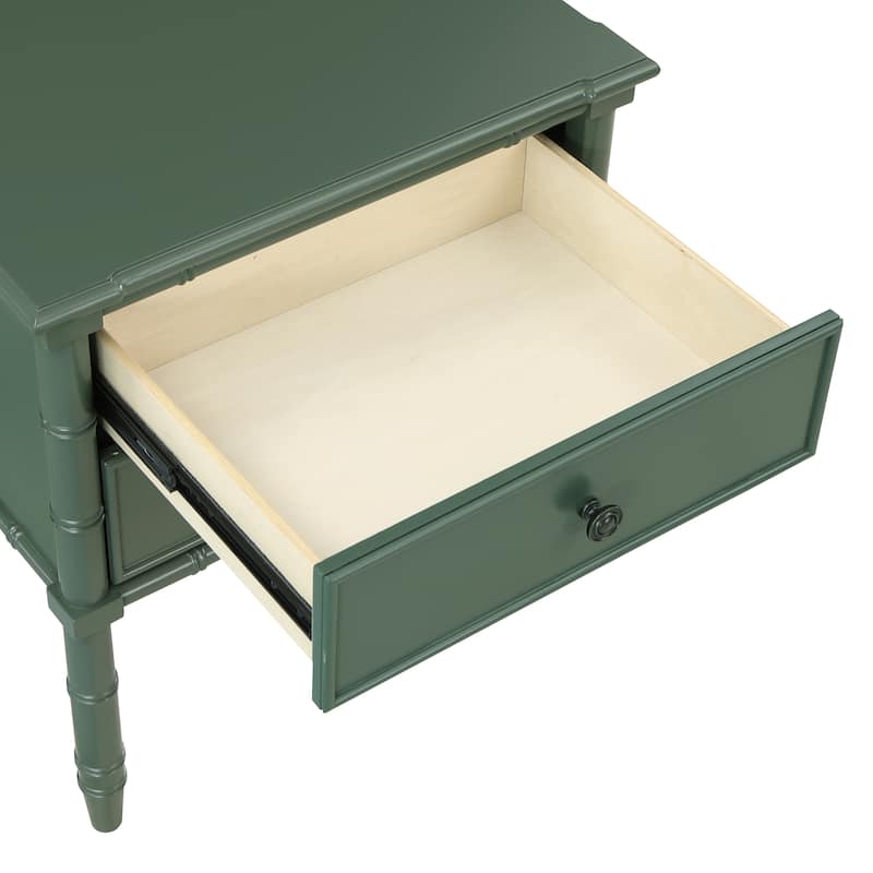 Emmett 2 Drawer Nightstand - Vintage Green