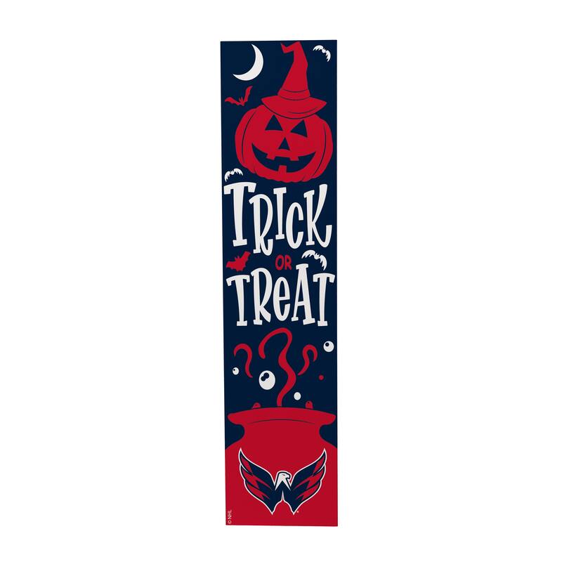 47" Double Sided Seasonal Porch Leaner, Washington Capitals - 47" x 11.25"