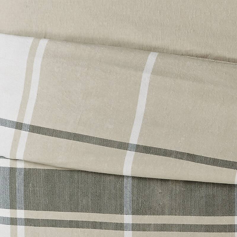 Truly Soft Cotton Printed Flannel 3 Piece Duvet Cover Set