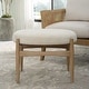 preview thumbnail 3 of 3, Uttermost Acrobat Off-White Small Bench - 25 W X 19 H X 20 