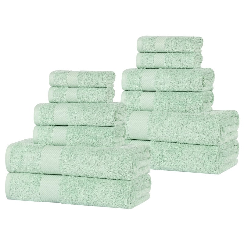 Superior Ismailia Egyptian Cotton 12-Piece Towel Set