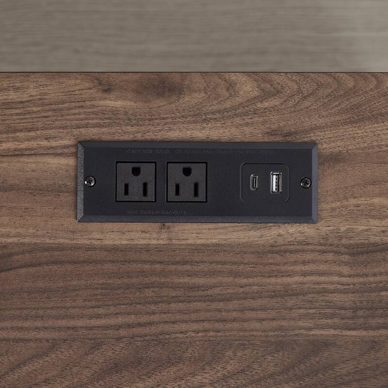 Spruce & Spring Scout 3-Piece Solid Wood Bed Set with Platform Bed Frame and 2 Nightstands