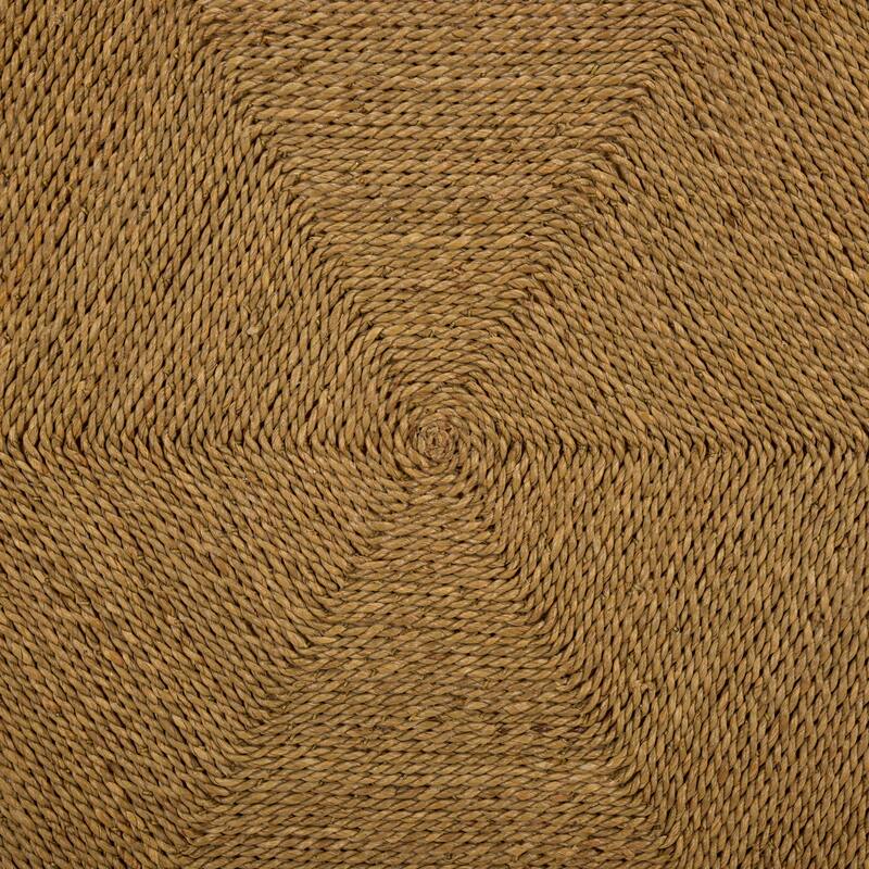 SAFAVIEH Couture Frederica Rattan Pole And Seagrass Coffee Table - 34"W x 34"D x 20"H